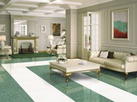 Tropic Green Double Charge Floor Tile