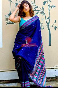 exclusive khadi cotton Jamdani saree