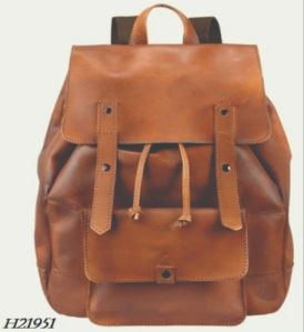 Leather Backpack Bag