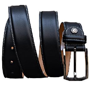 Mens Black Leather Belt