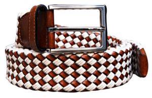 Mens Canvas Leather Belt