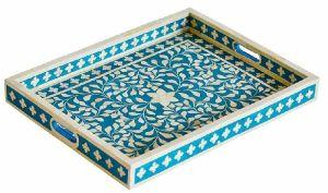 Bone Inlay Serving Tray