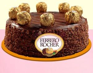 Ferrero Rochers Chocolate Cake