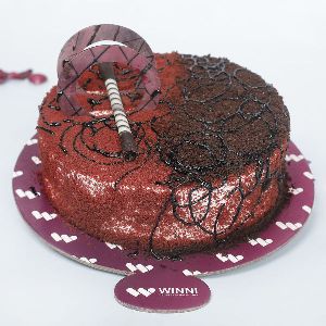 Fusion Red Velvet & Chocolate Cake