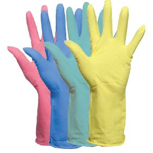latex rubber hand gloves