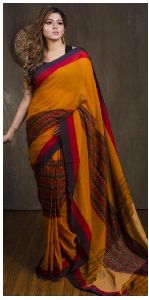 digital printed saree