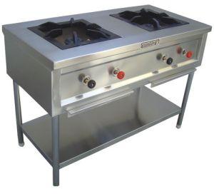 30 Kg Stainless Steel Double Gas Stove