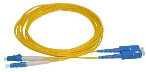 O-VISION GOLD PATCH CORD ST/LC SM DUP 5 MTR