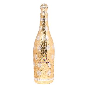 Brass Champagne Bottle