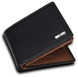 Mens Black Leather Wallet