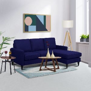 Blue Cameroon Modular Four Seater Sofa