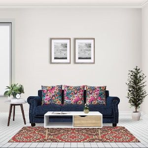 Blue Celestia Three Seater Sofa