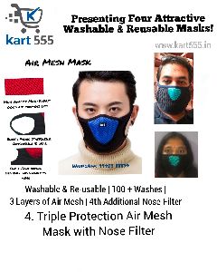 Triple Protection Air Mesh Mask