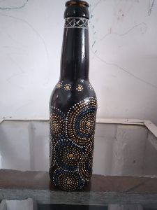 Hand Painted Bottle Handicraft