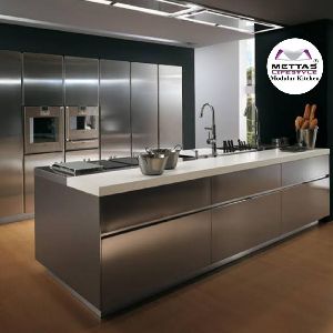 stainless steel kitchen