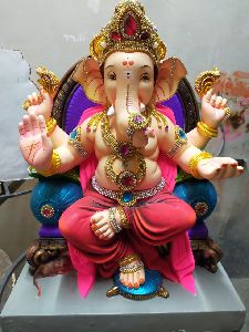 Decorated ganesh idol