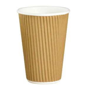 Disposable Ripple Coffee Glasses