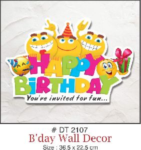 birthday wall decor