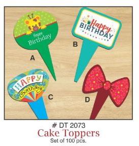 Paper Cake Topper (Birthday)