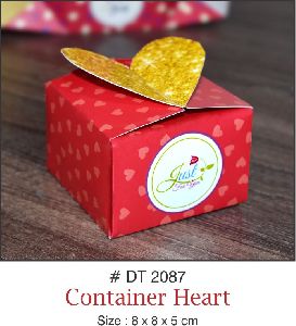 Paper Gift Container Heart