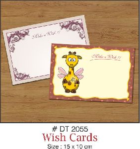 Paper wish cards