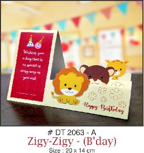 Zig-Zag birthday table top