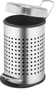 Stainless Steel 20 Liter Perforated Pedal Dustbin