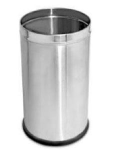 Stainless Steel 30 Liter Solid Dustbin