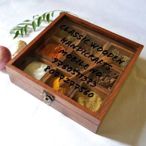 wooden spice boxes