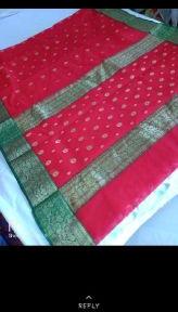 Chanderi kataan silk