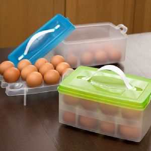 Double Layer Plastic Egg Box
