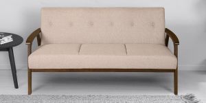 Zoey 3 seater Sofa in Dark Walnut Colour