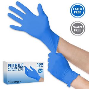 Nitrile Powder Free Disposable Hand Gloves