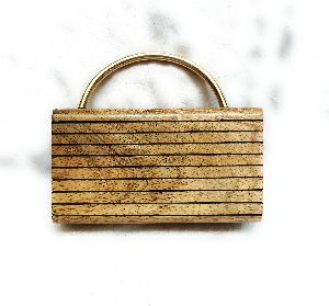 Wooden Clutch Bag