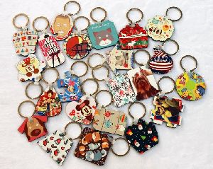 Sublimation Wooden Keychain