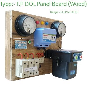 Wooden Three Phase DOL Starter Panel