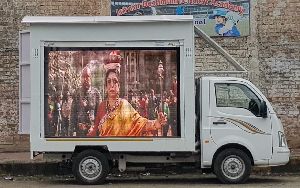 led display advertising van hiring service