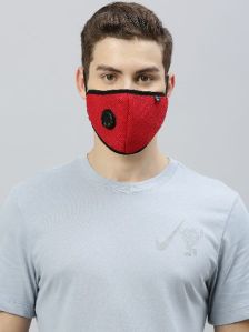 Red Head Band Face Mask