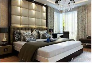High Headboard Tufted Luxury Bed Velvet Upholstered