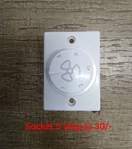 Socket 5 Step Fan Regulator