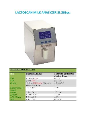 Milk Analyzer