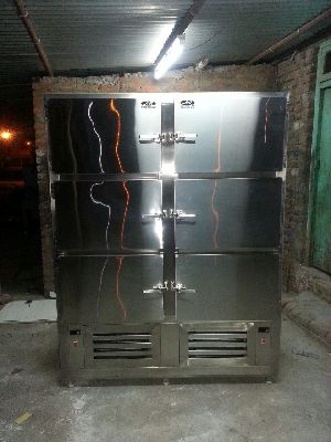 6 Door Stainless Steel Freezer
