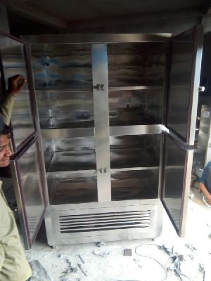 4 Door Stainless Steel Freezer
