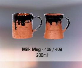 Terracotta Milk Mugs