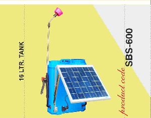 Display Battery Sprayer With Solar Panel