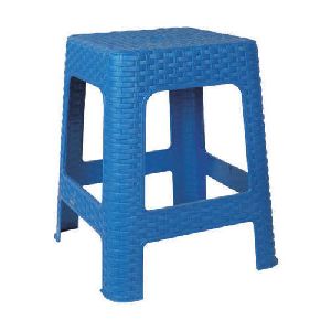 Blue Plastic Seating Stool