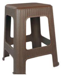 Brown Plastic Seating Stool