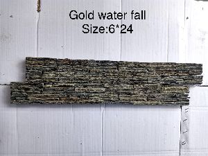 Gold Water Fall Mosaic Tiles