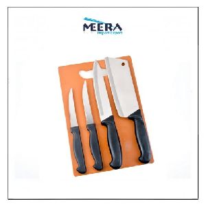 kitchen Knife Sets With Chopping Board/5pcs Knife Set