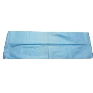 medical blue hospital patient bed sheet